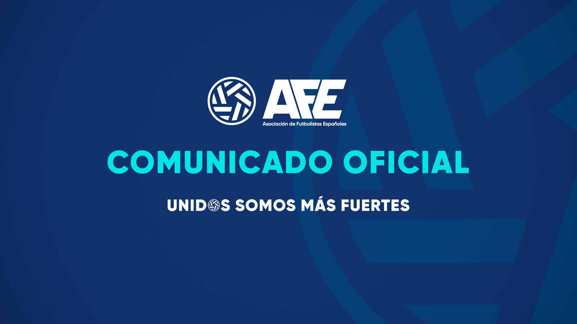 Comunicado oficial AFE